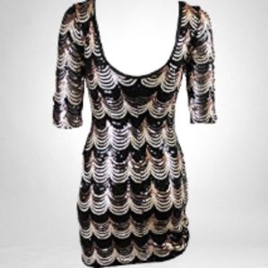 Black Sequin Dress (juniors)